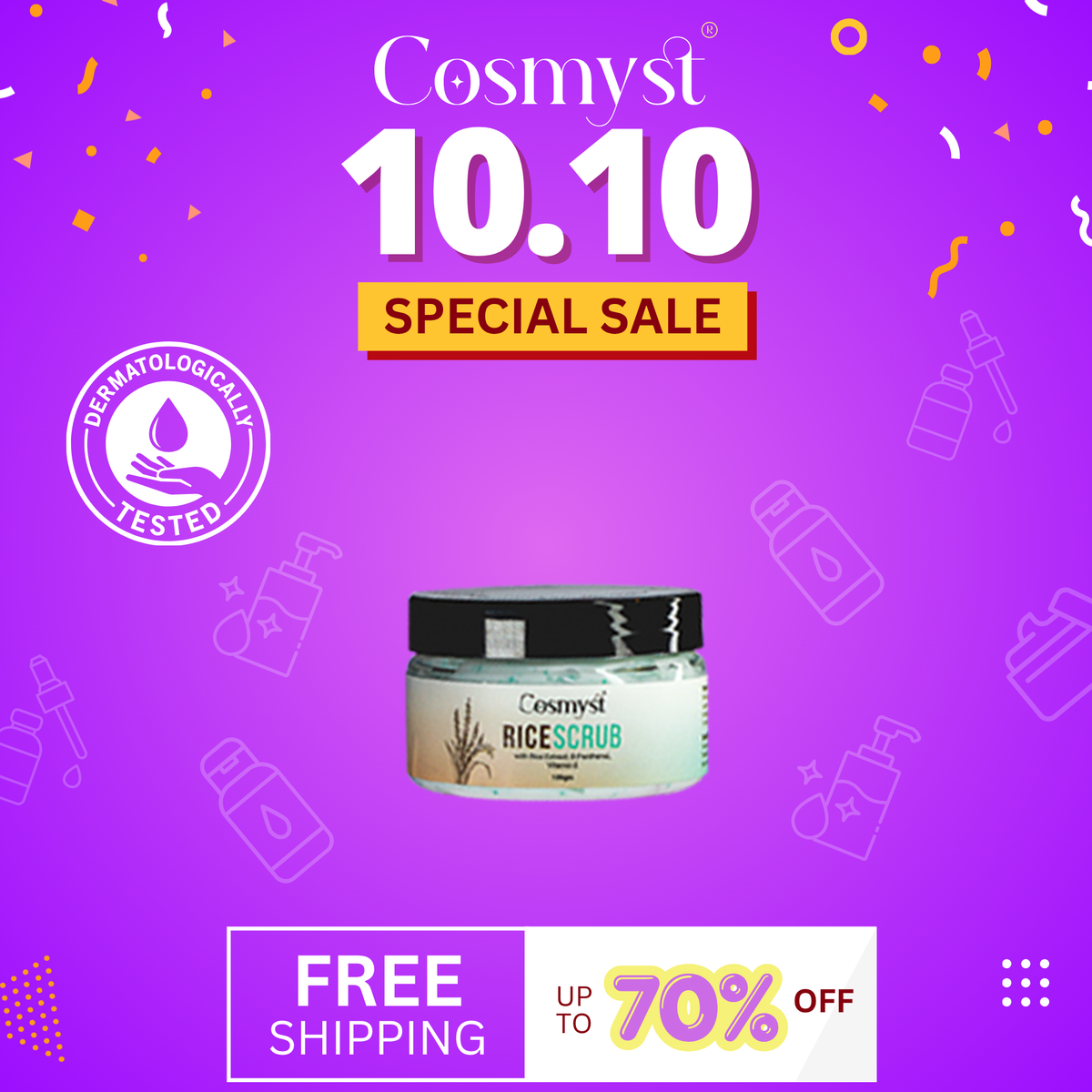 Rice scrub