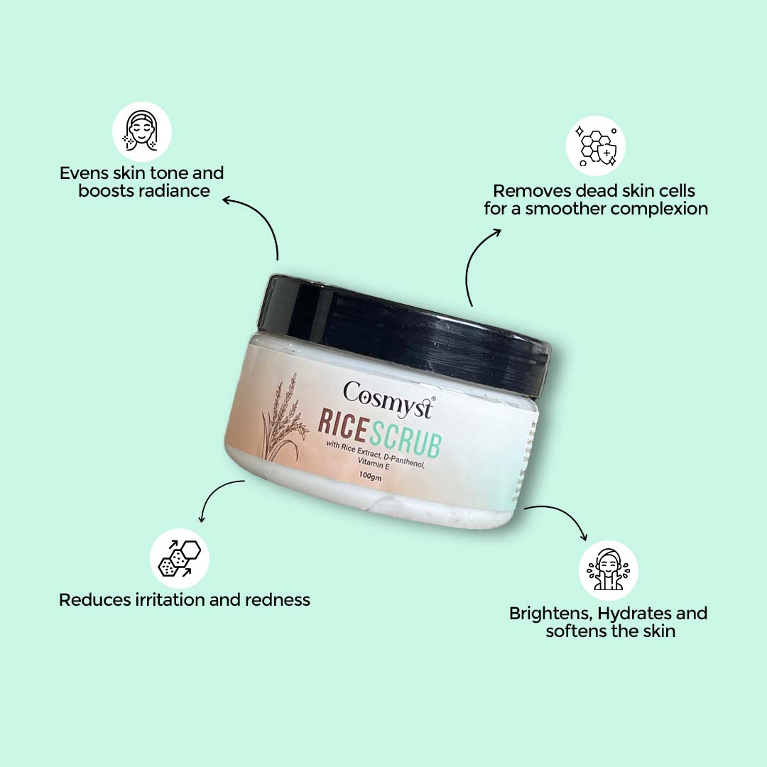 Rice scrub