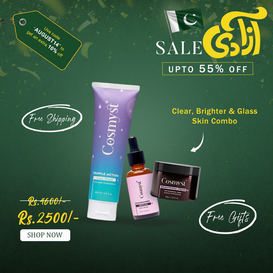Clear, Brighter & Glass Skin Combo - Bundle Pack