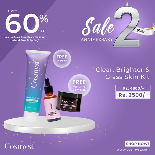 Clear, Brighter & Glass Skin Combo - Bundle Pack