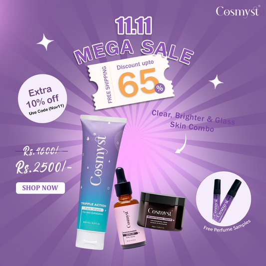 Clear, Brighter & Glass Skin Combo - Bundle Pack