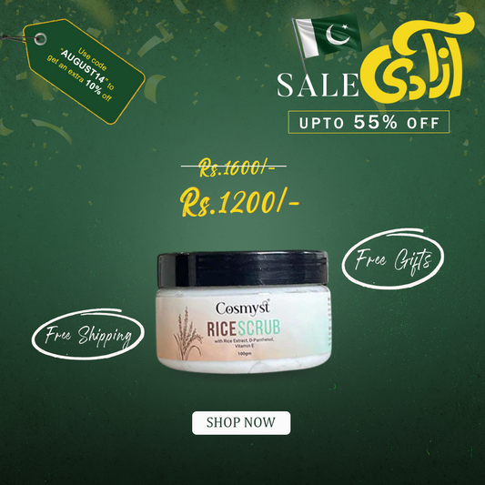 Rice scrub